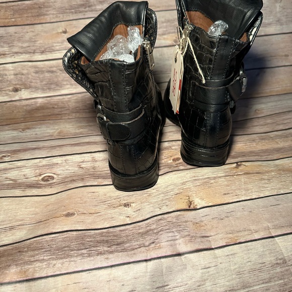 A.S. 98 Black Python Simons Size 38 - Picture 2 of 5